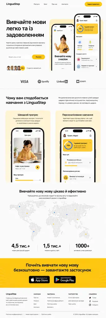 Портфоліо Лендінг - замовити лендінг